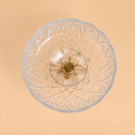 صحن تقديم كريستال فاخر -24*22سم-2M1M200716