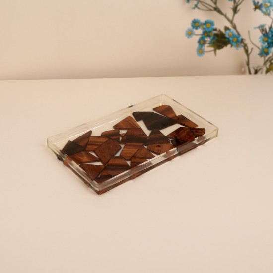 صحن تقديم اكريليك  فاخر -28×16×2سم-2M1M600570