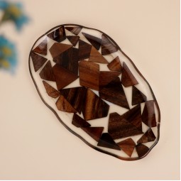 صحن تقديم اكريليك  فاخر -28.5×5.17×2سم-2M1M600573