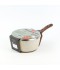 Pot with wooden handle - 20 cm capacity
