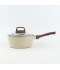 Pot with wooden handle - 20 cm capacity