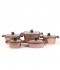 Granite cookware set with wooden handles - 10 pieces