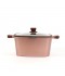 Granite cookware set with wooden handles - 10 pieces