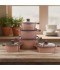 Granite cookware set with wooden handles - 10 pieces