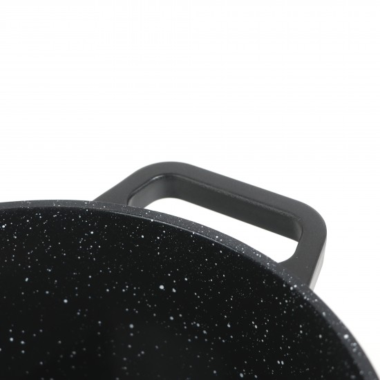 Black granite cookware set - 10 pieces