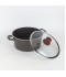 Luxury Granite Cookware Set - 10 Pieces, Brown