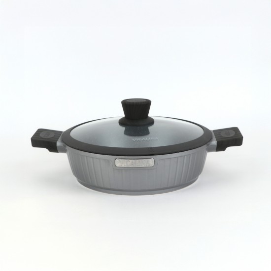 Luxury Granite Cookware Set - 10 Pieces, Grey Luxury Granite Cookware Set - 10 Pieces, Grey