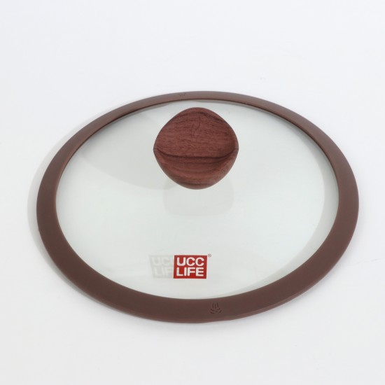 Luxury Granite Cookware Set with Glass Lid and Wooden Handles - 10 Pieces