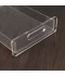 Clear acrylic serving tray with side handles Clear acrylic serving tray with side handles