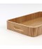 3-piece wooden tray set
