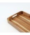 2-piece wooden tray set