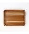 2-piece wooden tray set
