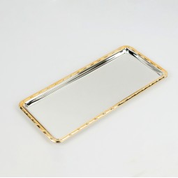 Serving tray and gold frame