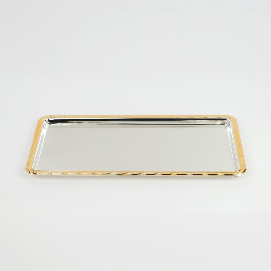 Serving tray and gold frame