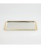 Serving tray and gold frame