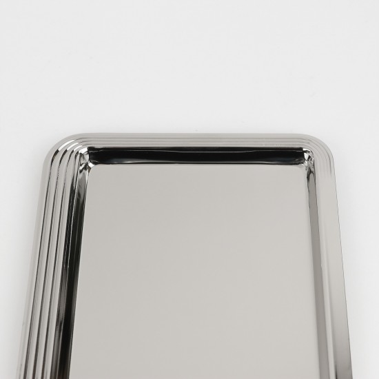 Serving tray and silver frame