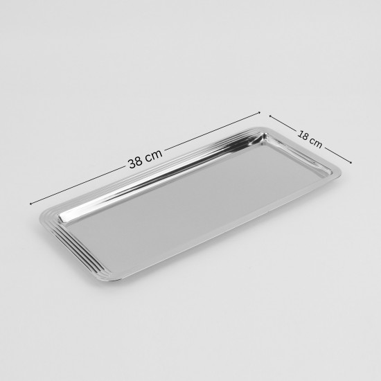 Serving tray and silver frame