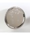 Elegant Steel Serving Tray - Round Design