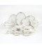 Luxury decorative porcelain dinnerware set, 60 pieces - for 6 people