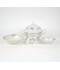 Luxury decorative porcelain dinnerware set, 60 pieces - for 6 people