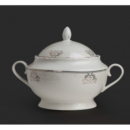 Luxury decorative porcelain dinnerware set, 60 pieces - for 6 people