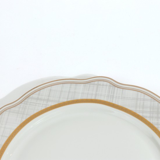 Luxury 70-Piece Porcelain Dinner Set - Classically Elegant Pattern, Serves 12