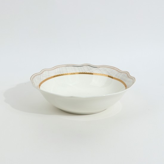 Luxury 70-Piece Porcelain Dinner Set - Classically Elegant Pattern, Serves 12