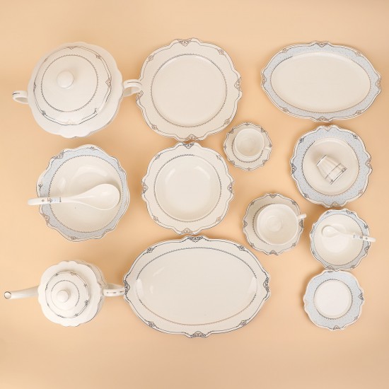 Classic Luxury Dinnerware Set - 6 Persons - 72 Pieces - 2S1MM100271