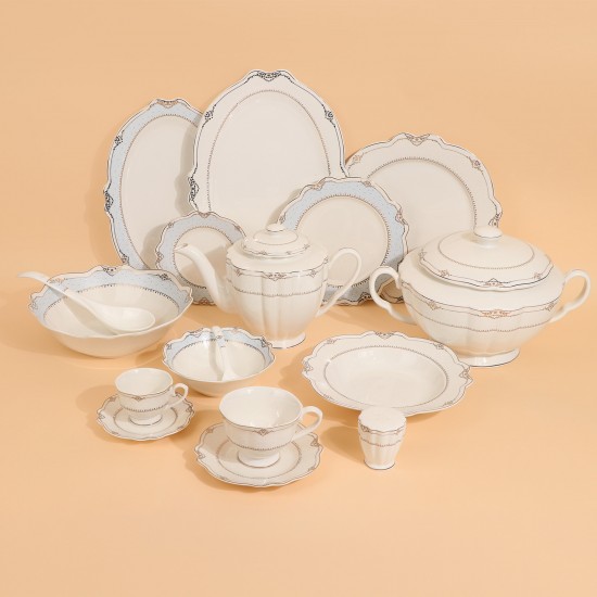 Classic Luxury Dinnerware Set - 6 Persons - 72 Pieces - 2S1MM100271