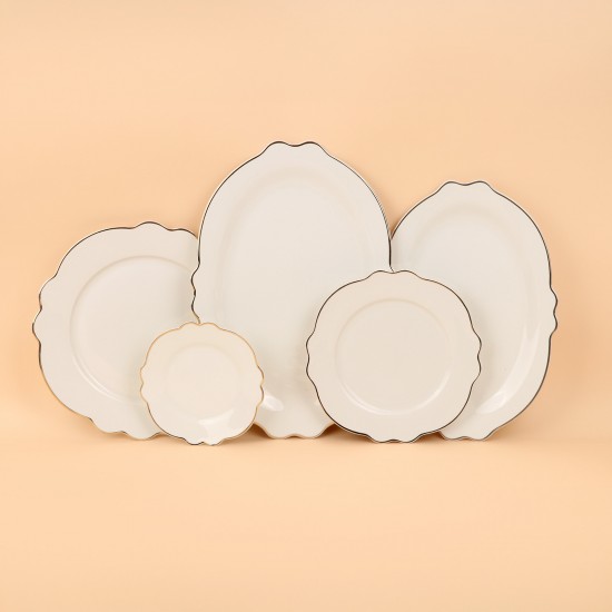 طقم سفرة الفخامة الكلاسيكية - 6 اشخاص - 72 قطعة - 2S1MM100272