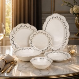 Luxury 26-piece dinnerware set - A sophisticated hospitality experience - 2S1MM100341