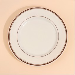 Modern melamine plate - 25 cm - 2M1M300626 Modern melamine plate - 25 cm - 2M1M300626