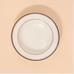 Modern melamine plate - 21 x 21 cm - 2M1M300639