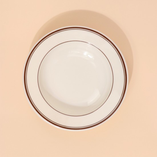 Modern melamine plate - 21 x 21 cm - 2M1M300639