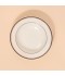 Modern melamine plate - 21 x 21 cm - 2M1M300639