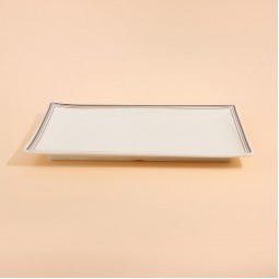 صحن ميلامين بتصميم عصري - 22×35 سم - 2M1M300642