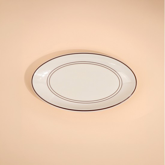 Modern melamine plate - 30x17 cm - 2M1M300643