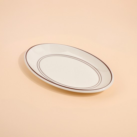 Modern melamine plate - 30x17 cm - 2M1M300643