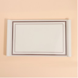 Modern melamine plate - 35x20 cm - 2M1M300647