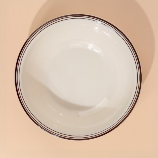 Deep melamine bowl with a modern design - 8 x 25 cm - 2M1M300650