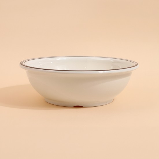 Deep melamine bowl with a modern design - 8 x 25 cm - 2M1M300650