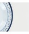 صحن تقديم ميلامين فاخر مزخرف باللون الأزرق – مقاس 20.5*3.5سم