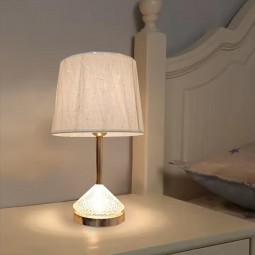 Gold and Beige Table Lamp - SF-11154
