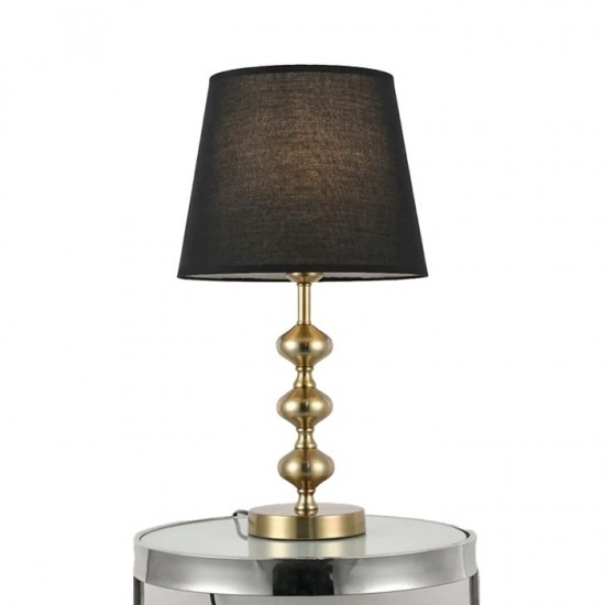 Matte gold and black table lamp Matte gold and black table lamp