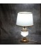 Gold and white acrylic table lamp, 43 cm Gold and white acrylic table lamp, 43 cm