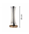 Gold and black acrylic table lamp, 35 cm Gold and black acrylic table lamp, 35 cm