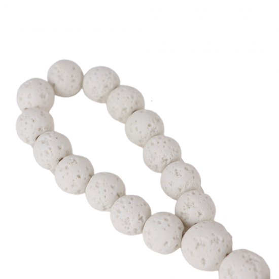 Decorative ceramic rosary, white color Decorative ceramic rosary, white color
