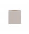 Square beige acrylic tissue box - 13*13 cm