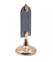 Black and gold acrylic candlestick, 37.5 cm Black and gold acrylic candlestick, 37.5 cm