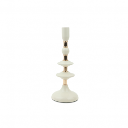 Modern Beige and Gold Candle Holder - 2MM10-29